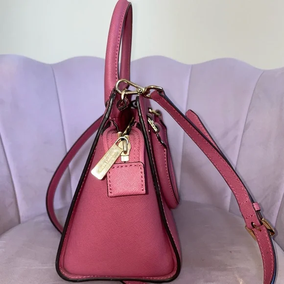 Michael Kors Barbie Pink Crossbody Bag with Gold Hardware - Picture 3 of 5